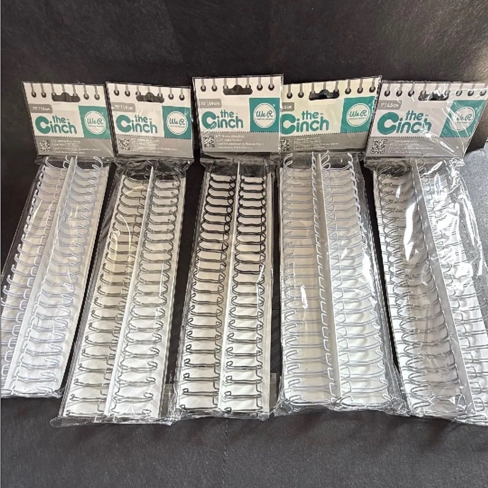 Cinch Wire Binding Rings - Silver